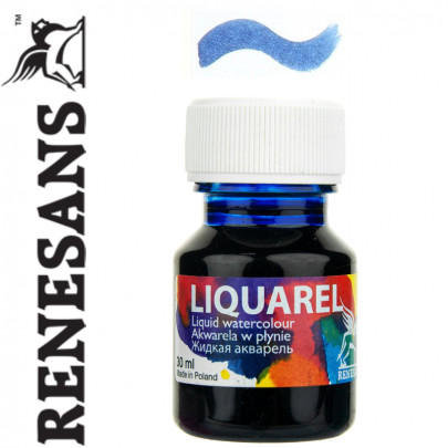 Renesans  рідка акварель LIQUAREL,30 МЛ, №125 УЛЬТРАМАРІН