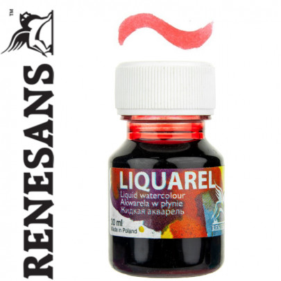 Renesans жидкая акварель LIQUAREL,30 МЛ, №134 КРАСНЫЙ