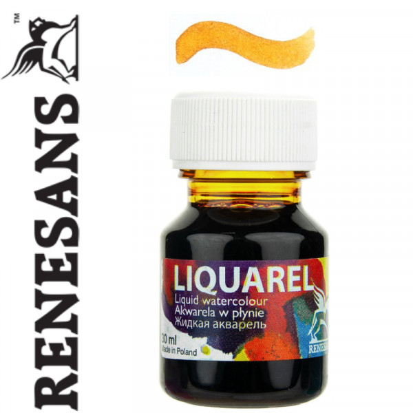 Renesans жидкая акварель LIQUAREL,30 МЛ, №140 ОХРА