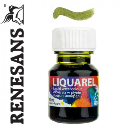 Renesans жидкая акварель LIQUAREL,30 МЛ, №159 ЗЕЛЕНЫЙ НАСЫЩЕННЫЙ