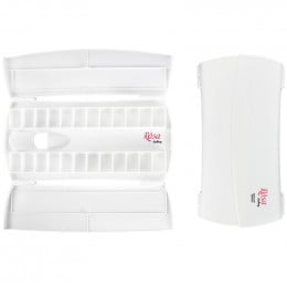 Пластиковый пенал для акварельных красок в кюветах на 24 шт., ROSA Gallery