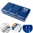 Металлический пенал для акварельных красок в кюветах на 12 шт., ROSA Gallery