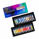 Набір акварельних фарб 24 кольори в тубах, картон, ROSA Gallery