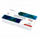 Набір акварельних фарб 24 кольори в півкюветах, пластиковий пенал + палітра, ROSA Studio