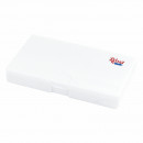 Набір акварельних фарб 24 кольори в півкюветах, пластиковий пенал + палітра, ROSA Studio