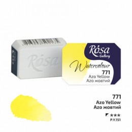 Акварельная краска ROSA Gallery №771 Azo желтый, 2,5 мл Акварельная краска ROSA Gallery №771 Azo желтый, 2,5 мл