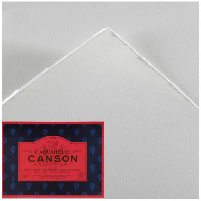 Бумага для акварели Canson Heritage, горячего пресования, 300 гр, 56х76 см