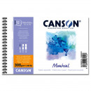 Альбом для акварели на спирале Canson Montval, 300 г/кв.м., 12 листов