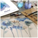 Блок бумаги для акварели на спирали Canson Montval Torchon Bloc 270 гр, 12 листов