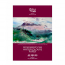 Акварельний папір в папці "Пейзаж" ROSA Studio, 20 аркушів 200 г/м2, дрібне зерно, А3 (29,7*42см)