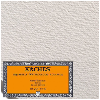 Папір акварельний Arches Rough Grain, 100% бавовна, 300 г/м2, 56*76 см