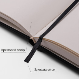 Скетчбук для графіки Santi, 15*15 см, 110 г/м2, 80 аркушів, чорний