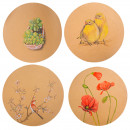 Папір для рисунку круглий Art Planet, папір крафт, 225 г/м2, 50 аркушів, d=15 см