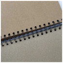 Альбом (блок) паперу для рисунку на спіралі Art Planet, папір крафт, 225 г/м2, 50 аркушів, А4 21*29,7 см