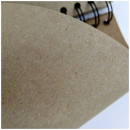 Альбом (блок) паперу для рисунку на спіралі Art Planet, папір крафт, 225 г/м2, 50 аркушів, А4 21*29,7 см