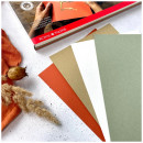 Папір тонований, теплі відтінки, Talens RoyalTalens А4 21*29,7 см, 180 г/м2, 50 аркушів