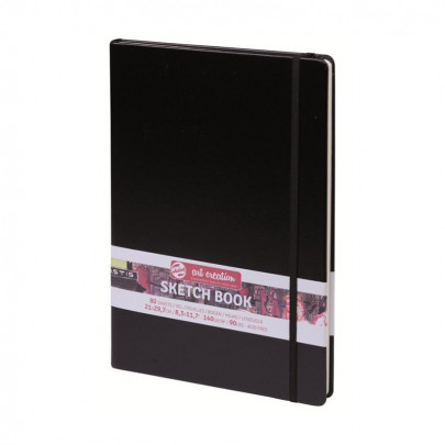 Скетчбук Talens Art Creation, Чорний 140 г/м2, 21*29,7 см, 80 аркушів