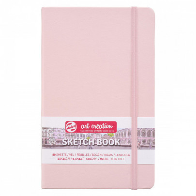 Скетчбук Talens Art Creation, Pastel Pink 140 г/м2, 13*21 см, 80 аркушів