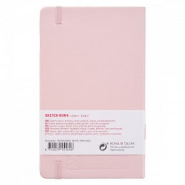 Скетчбук для графики Art Creation, 13*21 см, 140 г/м2, 80 листов, Pastel Pink, RoyalTalens