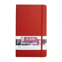 Скетчбук Talens Art Creation, Червоний 140 г/м2, 13*21 см, 80 аркушів