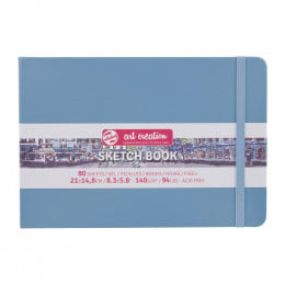 Скетчбук для графики Art Creation, 14,8*21 см, 140 г/м2, 80 листов, Lake Blue, Royal Talens