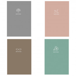 Блокнот Школярик серия №743, 80 листов кремового цвета в линию 70 г/м2 А5 14.8*21 см