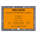 Альбом (блок) для акварелі, грубе зерно, Arches Rough Grain 20 листів 300 г/м2, 26x36 см