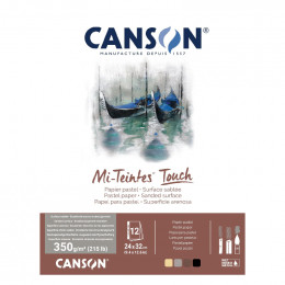Альбом для пастелі 24x32 см (407;122;133;425) (12) 350 г, Canson Mi-Teintes® Touch, 0005-424