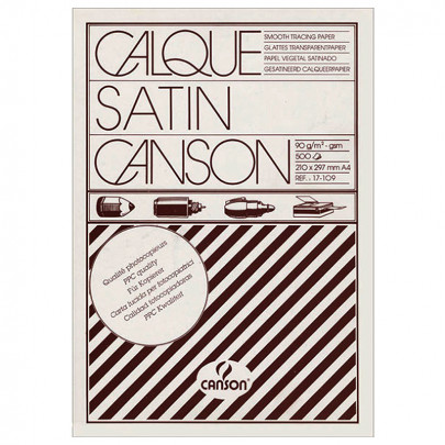 Калька сатиновая Tracing Paper 90 гр, 21x29,7 см, A4, (500)