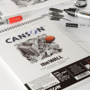 Блок бумаги для маркеров Canson The Wall, 200 гр, A3 +, 30 листов