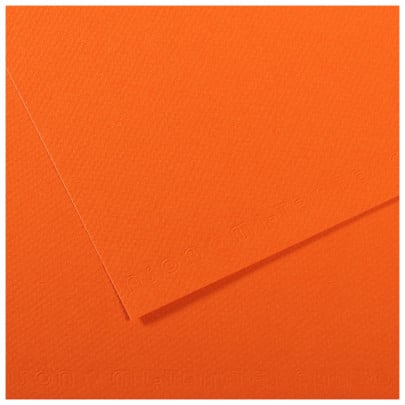 Бумага пастельная MI-TEINTES 160г/кв.м, 50х65 см/ - №453 Оранжевый
