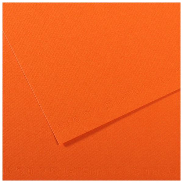 Папір для пастелі Canson Mi-Teintes, №453 Помаранчевий (Oran грe), 160 г/м2, 50x65 см