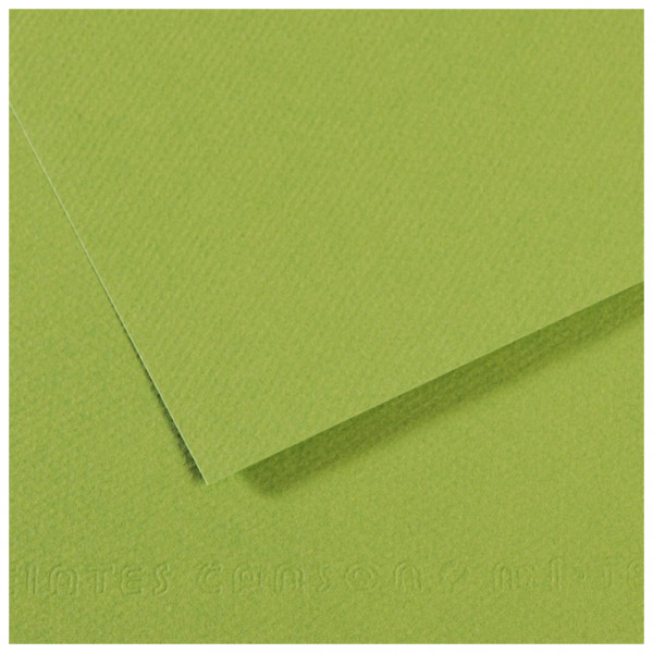Папір для пастелі Canson Mi-Teintes, №475 Яблучно-зелений (Apple green), 160 г/м2, 50x65 см