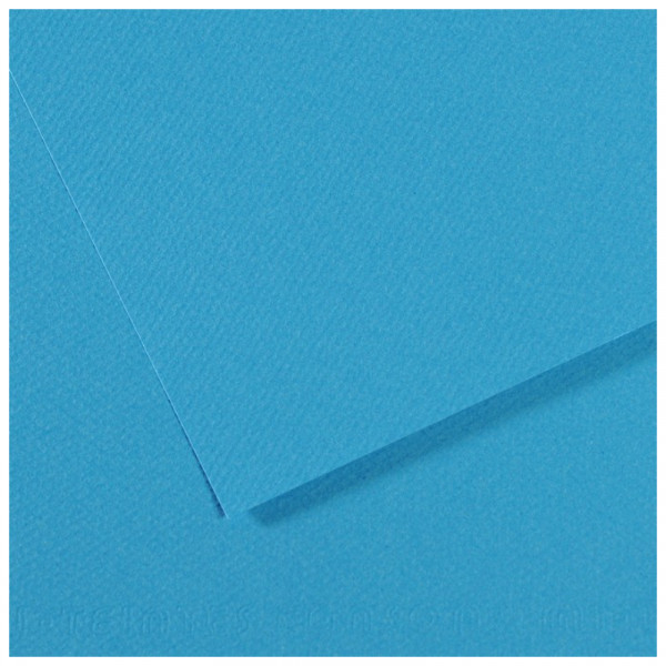 Папір для пастелі Canson Mi-Teintes, №595 Бірюзово-блакитний (Turquoise blue), 160 г/м2, 50x65 см