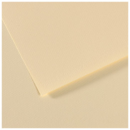 Папір для пастелі Canson Mi-Teintes, №101 Пастельно-жовтий (Pale yellow), 160 г/м2, 50x65 см
