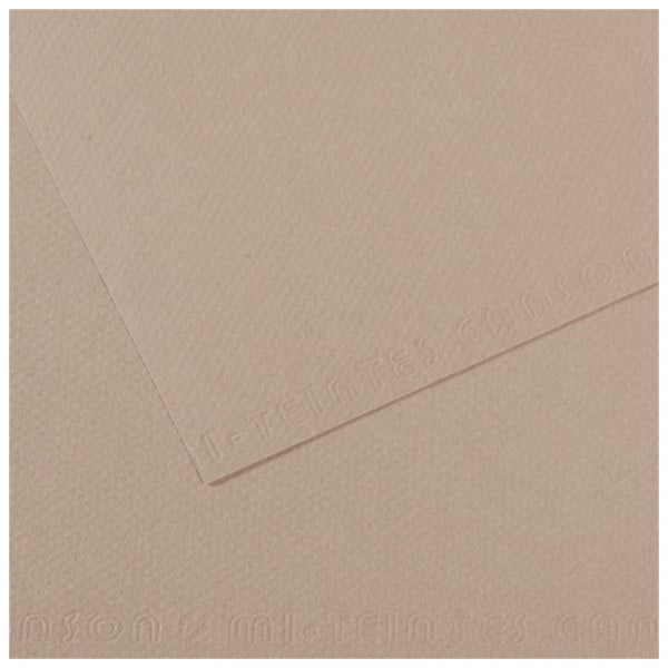 Папір для пастелі Canson Mi-Teintes, №122 Фланелевий сірий (Flannel gray), 160 г/м2, 50x65 см