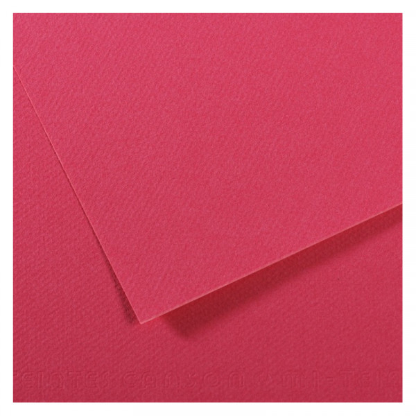 Папір для пастелі Canson Mi-Teintes, №114 Малиновий (Raspberry), 160 г/м2, A4 (21x29.7 см)