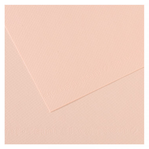 Папір для пастелі Canson Mi-Teintes, №103 Пастельно-рожевий (Dawn pink), 160 г/м2, A4 (21x29.7 см)