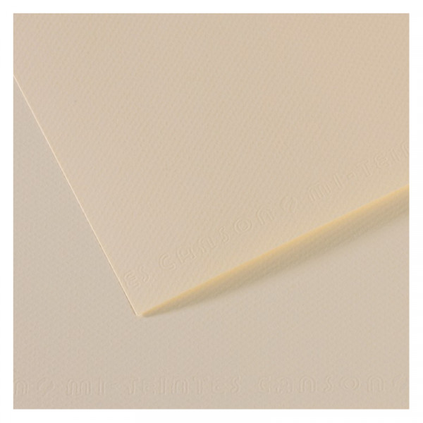 Папір для пастелі Canson Mi-Teintes, №110 Світло-бежевий (Lily), 160 г/м2, A4 (21x29.7 см)