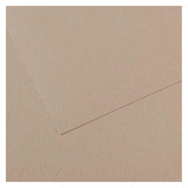 Папір для пастелі Canson Mi-Teintes, №122 Фланелевий сірий (Flannel gray), 160 г/м2, A4 (21x29.7 см)