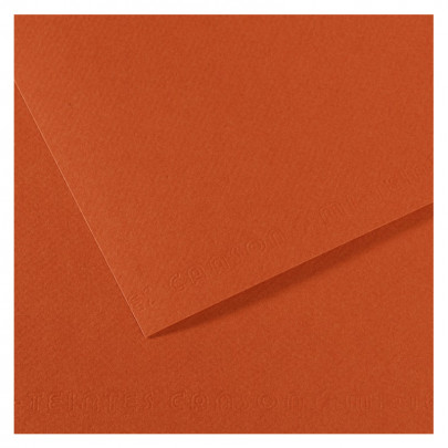 Бумага пастельная MI-TEINTES 160г/кв.м, А4/ - №130 Красная земля