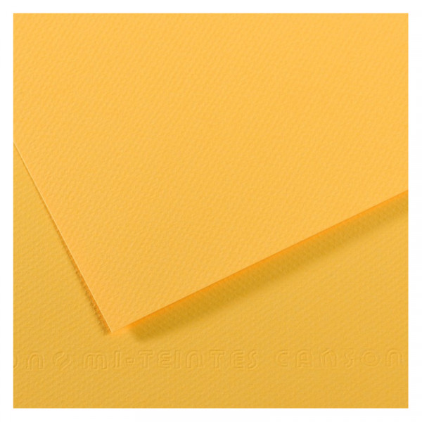 Папір для пастелі Canson Mi-Teintes, №400 Яскраво-жовтий (Canary), 160 г/м2, A4 (21x29.7 см)