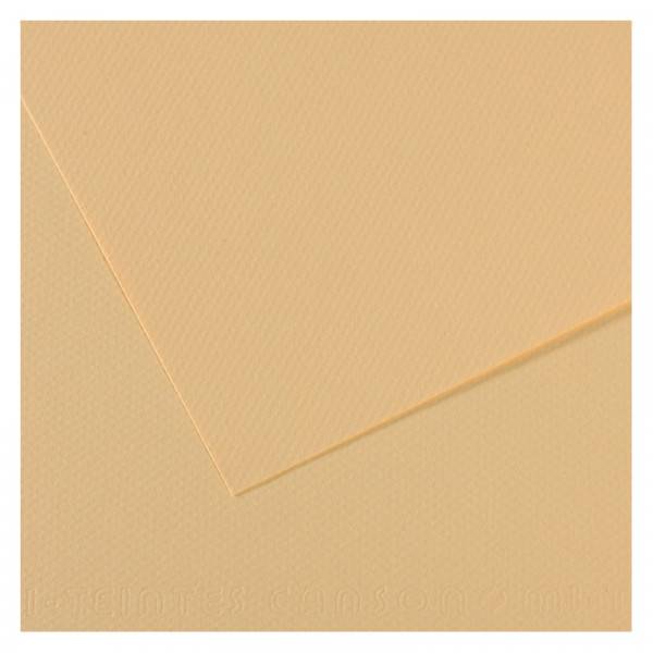 Папір для пастелі Canson Mi-Teintes, №407 Кремовий (Cream), 160 г/м2, A4 (21x29.7 см)