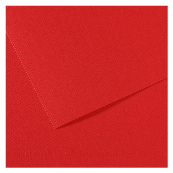Папір для пастелі Canson Mi-Teintes, №505 Вишнево-червоний (Red), 160 г/м2, A4 (21x29.7 см)