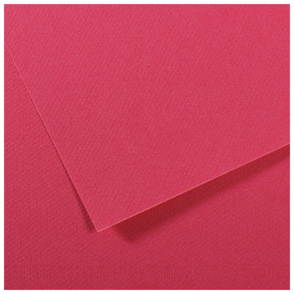 Папір для пастелі Canson Mi-Teintes, №114 Малиновий (Raspberry), 160 г/м2, 50x65 см