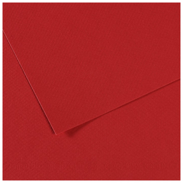 Папір для пастелі Canson Mi-Teintes, №116 Червоний (Burgundy), 160 г/м2, 50x65 см