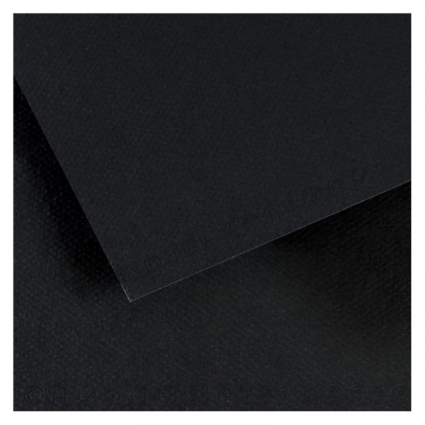 Папір для пастелі Canson Mi-Teintes, №425 Чорний (Вlack), 160 г/м2, A4 (21x29.7 см)