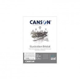 Альбом для ескізів 29,7х42 см - А3 (20) 250 г, Canson Illustration Bristol Extra-smooth