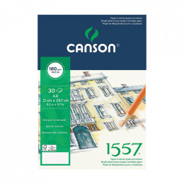 Альбом (блок) паперу для нарисів Canson 1557 Dessin А4 21*29,7 см, 180 г/м2, 30 аркушів