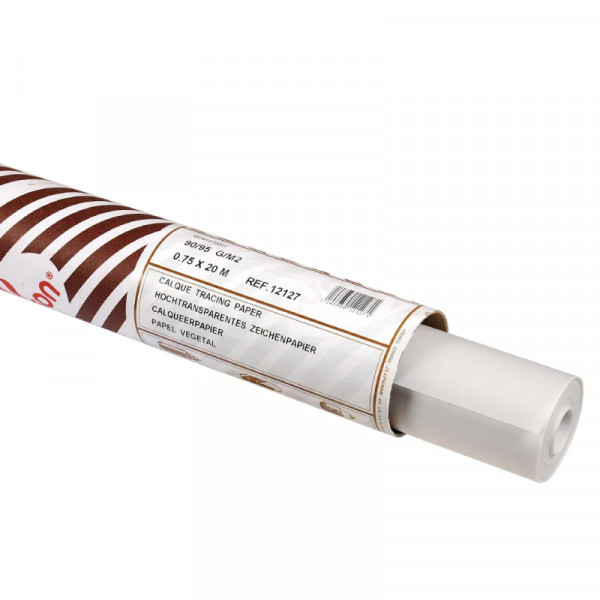 Калька сатинова в рулоні 0,75x20 м 90/95 г, Satin tracing paper Canson, C200012127